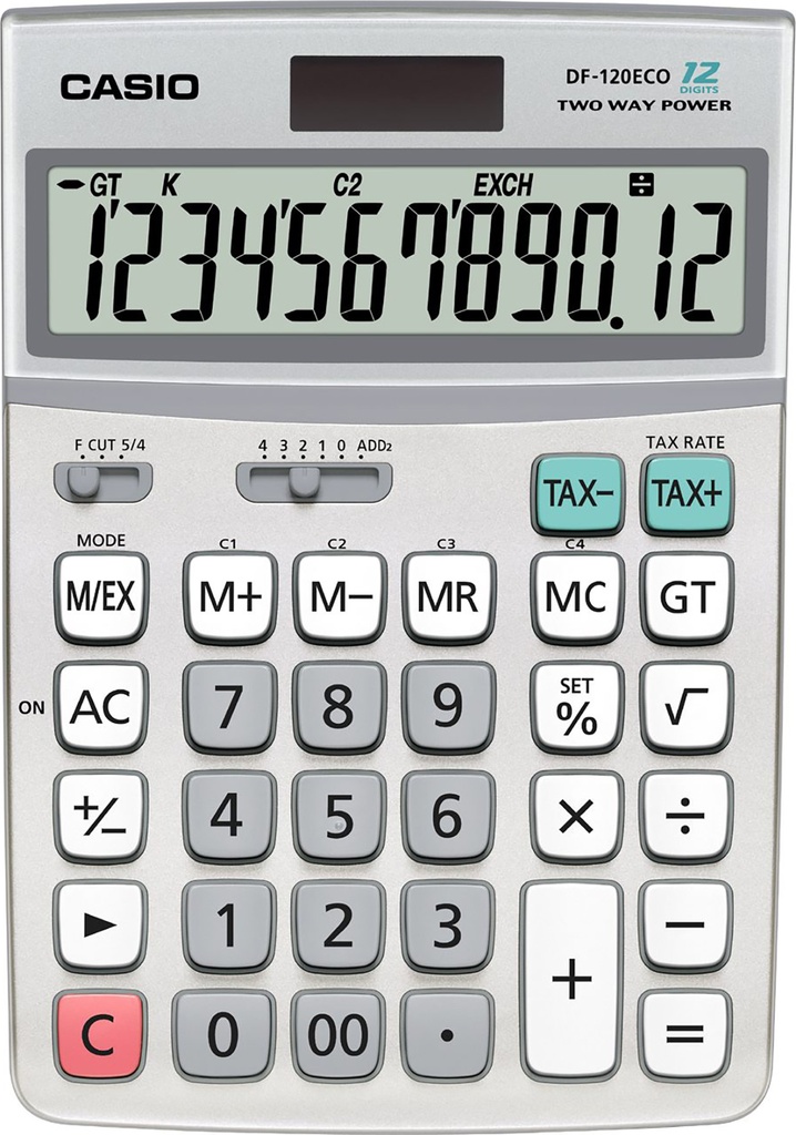 Bordsräknare Casio DF-120 ECO