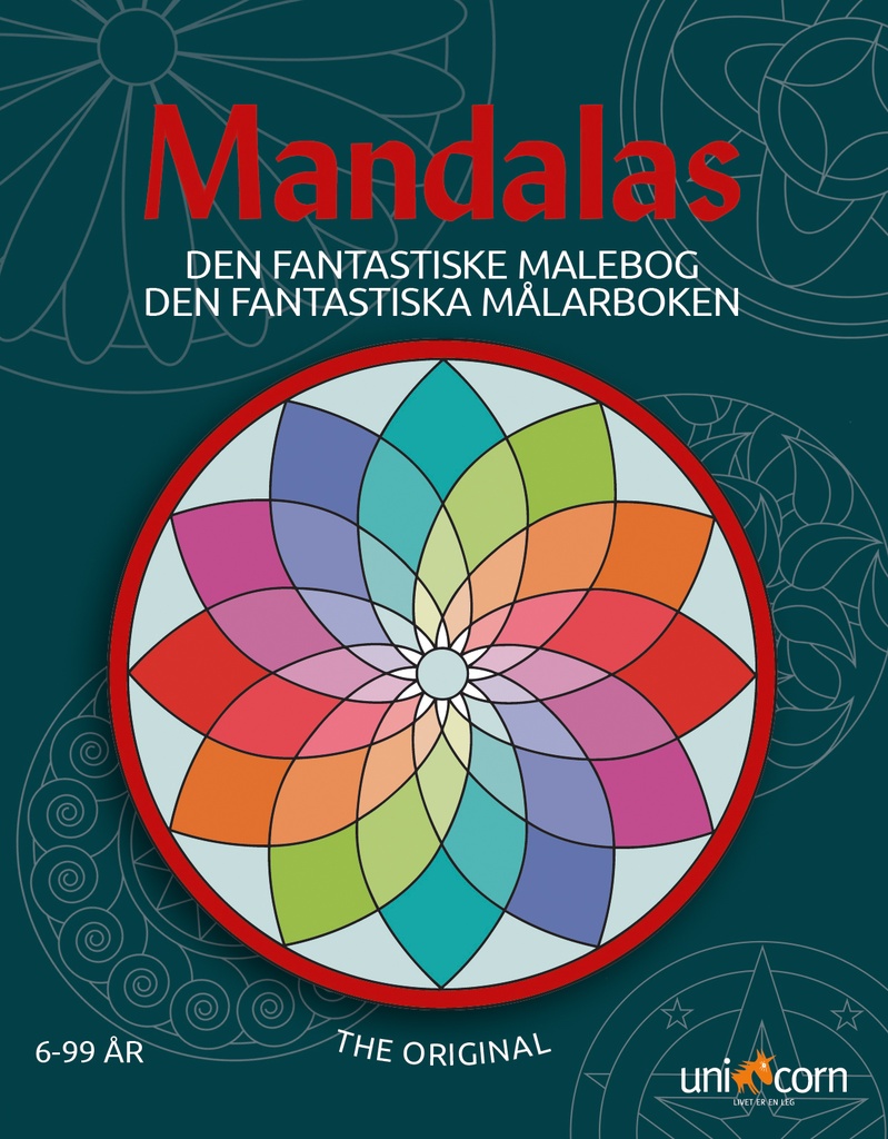 Målarbok Mandalas från 6 år