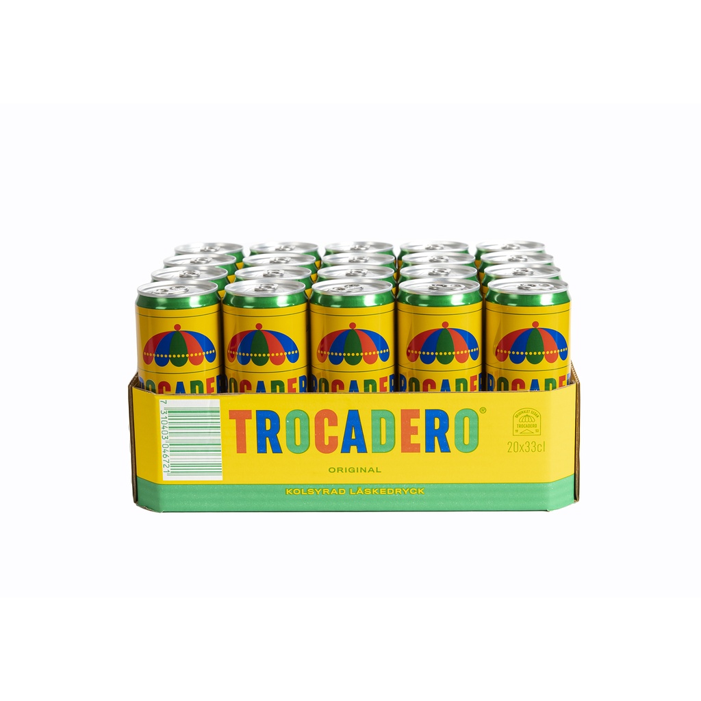 Trocadero 33cl sleek can