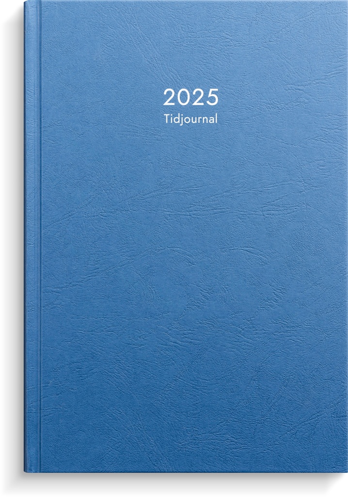 Kalender 2025 Tidjournal blå k