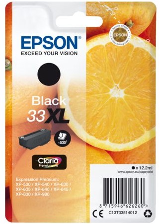 [5701372] Bläck Epson 33XL svart
