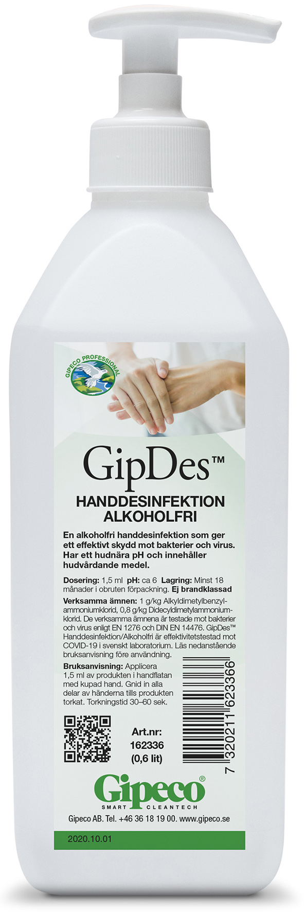 [8556605] GipDes Handdesinfektion 0,6 l
