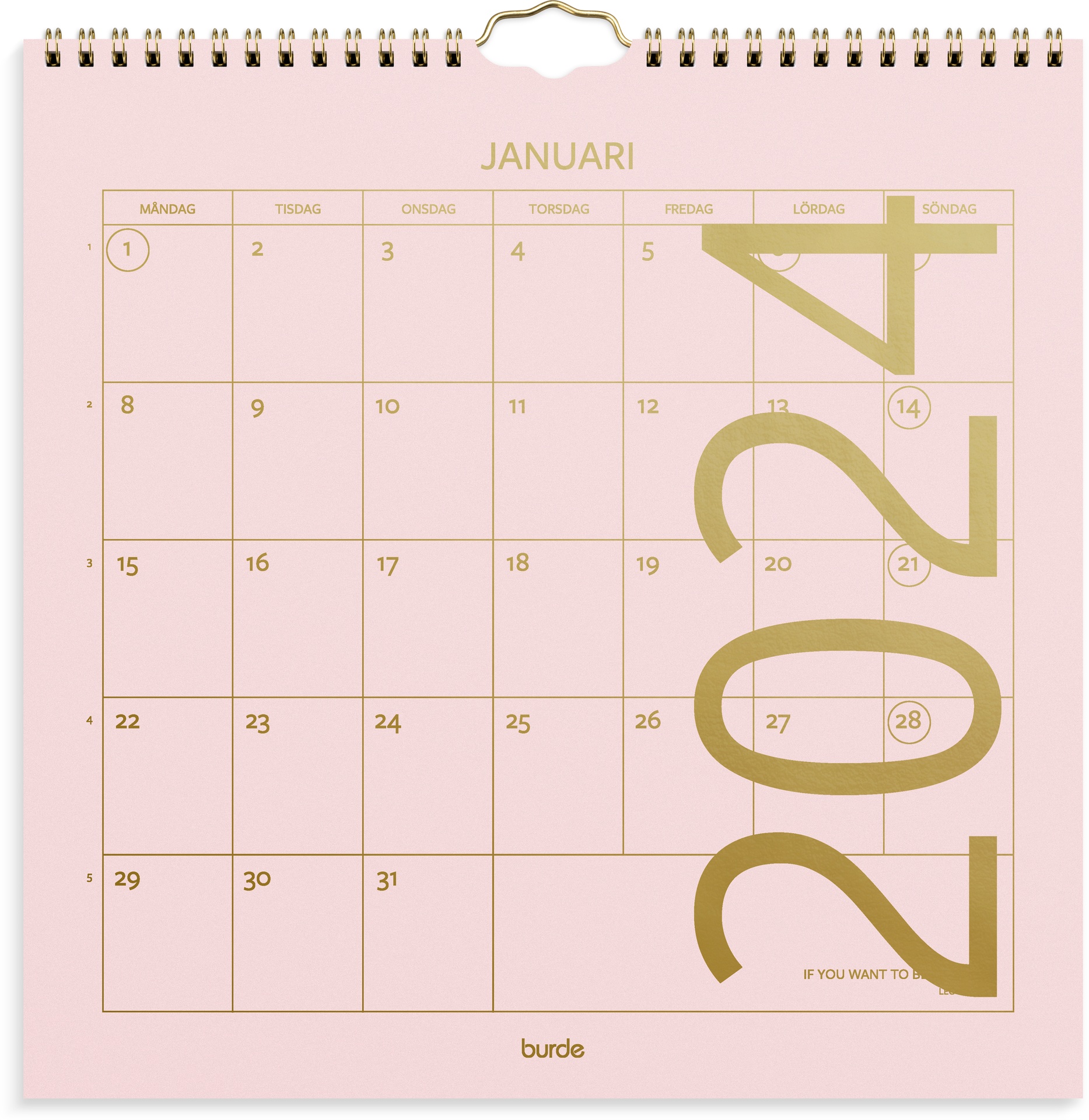 [61175224] Väggkalender 2024 Color