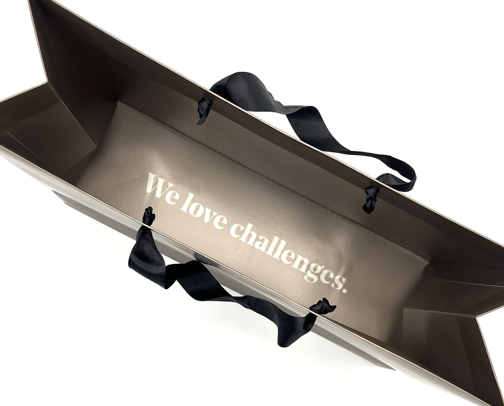 Papperkasse LYX stor brun 46x15x36 cm 50st/krt