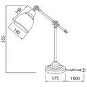 Bordslampa Sansa Vit
