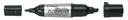 Märkpenna Pilot TwinMarker svart