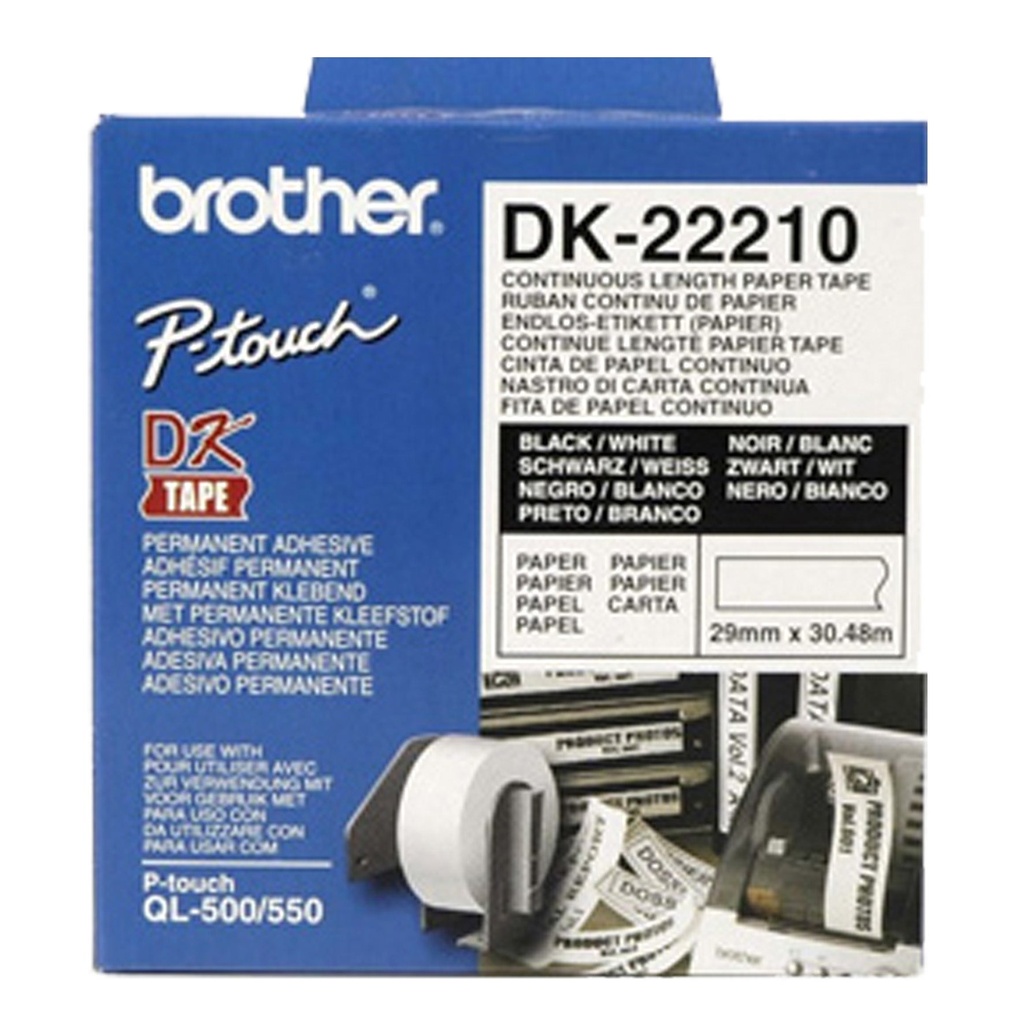 Etikett DK22210       30mx29mm