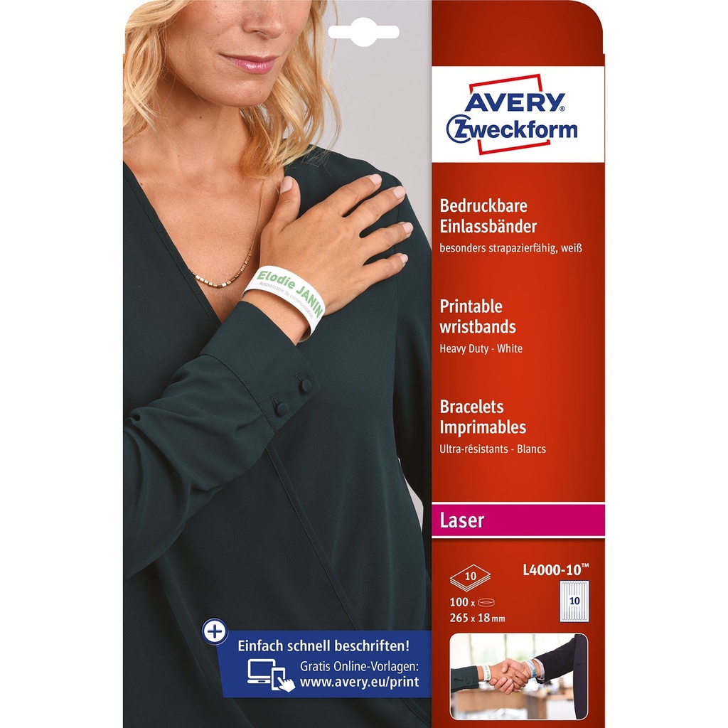 Armband Avery L4000-10 100/fp