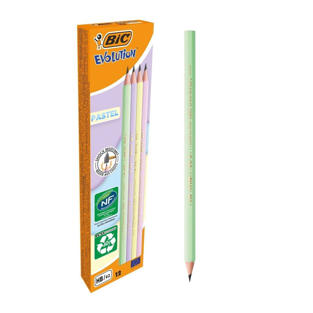 Blyertspenna BIC Pastell HB