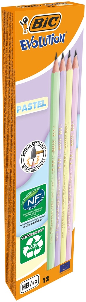 Blyertspenna BIC Pastell HB