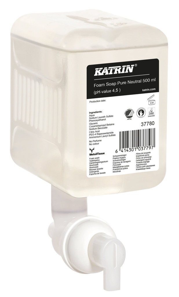 Tvål skum Pure Natural. 500 ml
