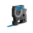 Märkband Dymo D1 sva/blå  9mm