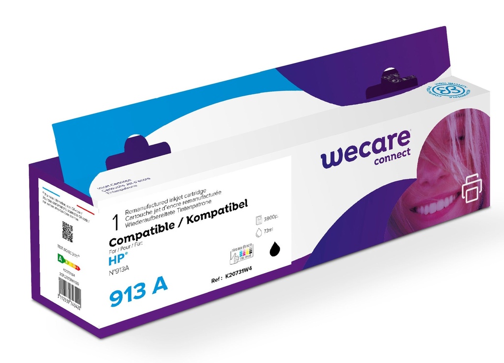 Bläck Wecare 913A Svart