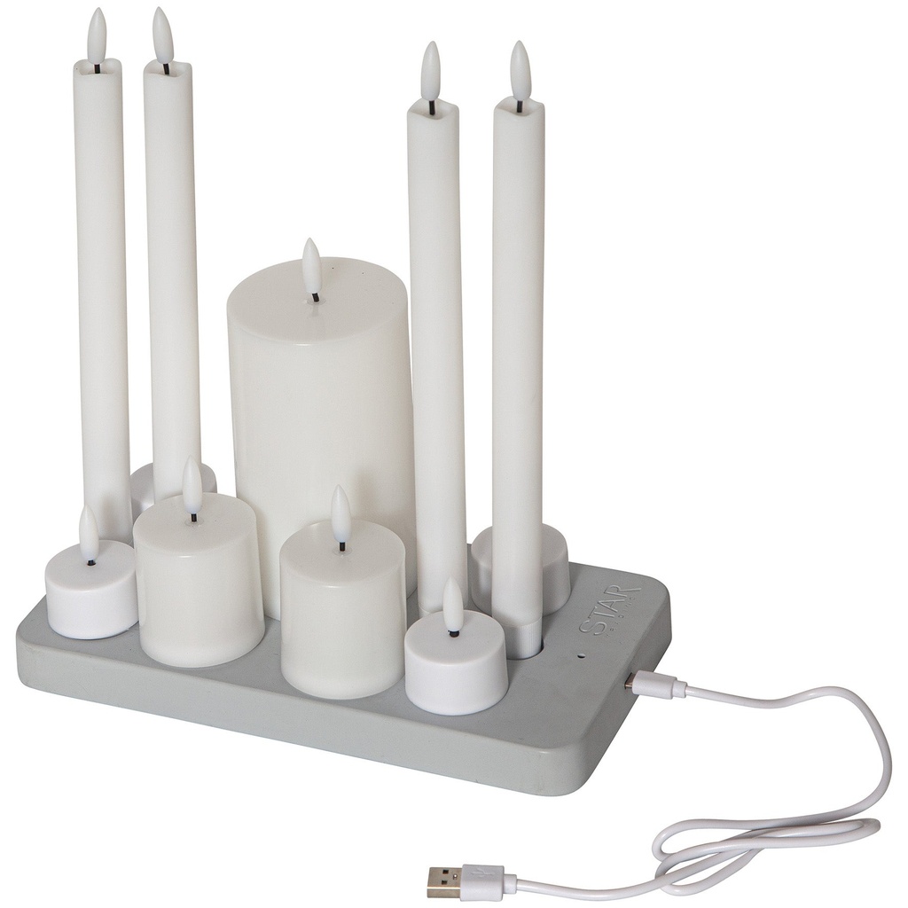 LED Ljus Flamme Charge Mix