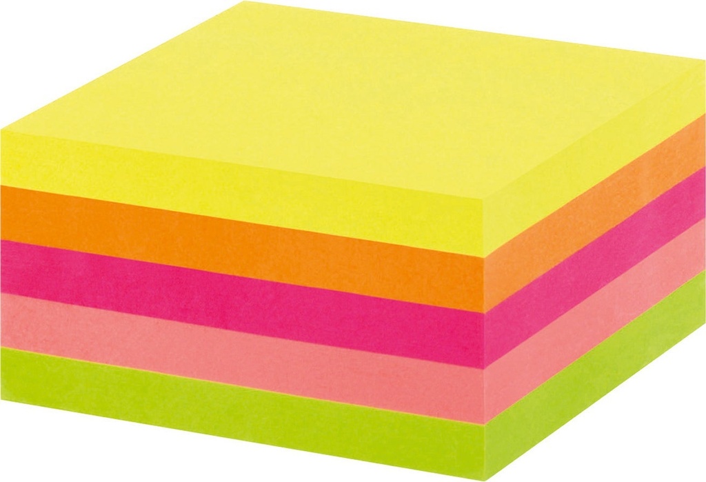 Notiskub  76x76mm neon