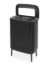 Tvättkorg Bo Hi svart 2x45L