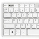 Tangentbord Jobmate Slim vit