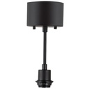 Takupphäng E27 (plafond) svart