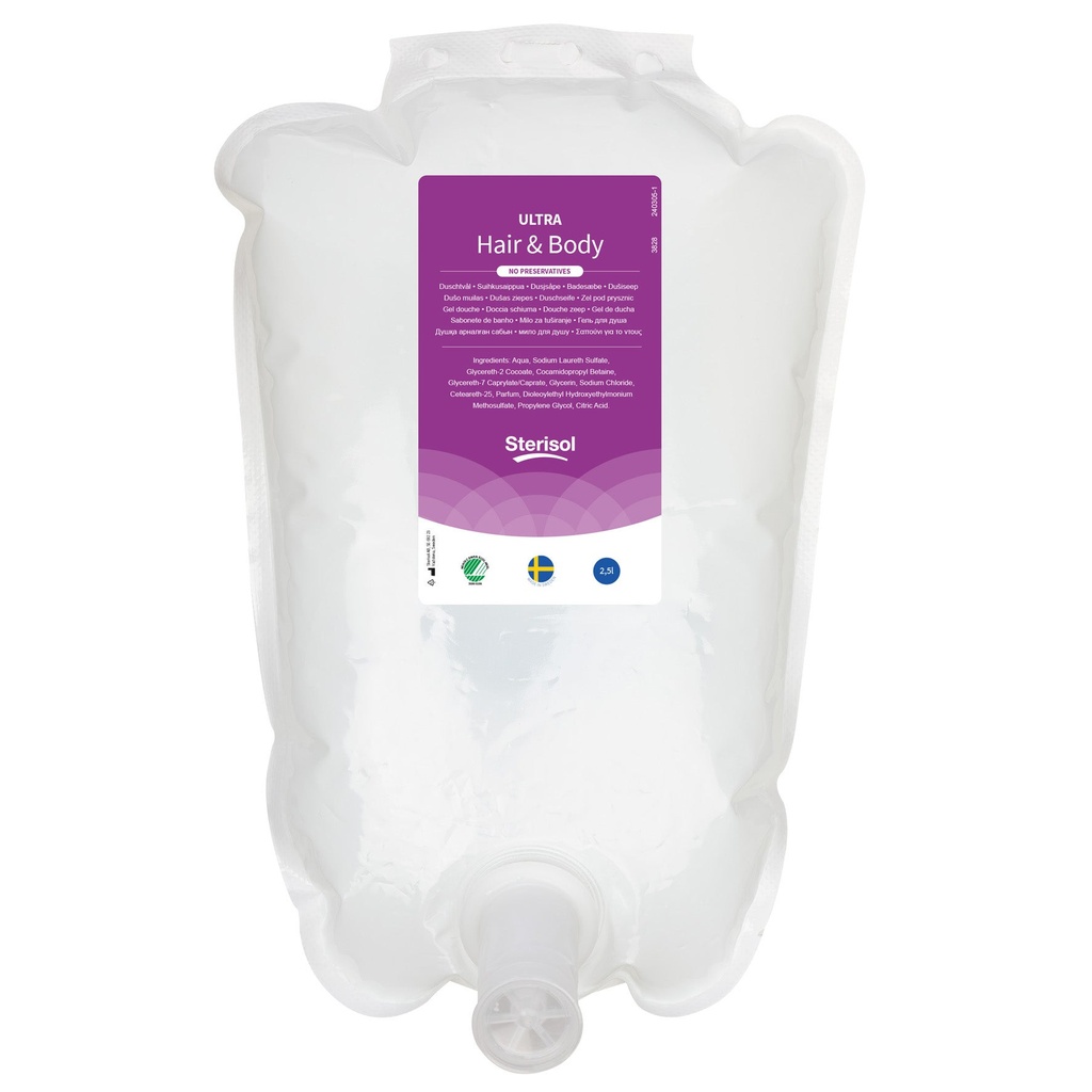 Duschtvål Ultra Hair&Body 2,5L