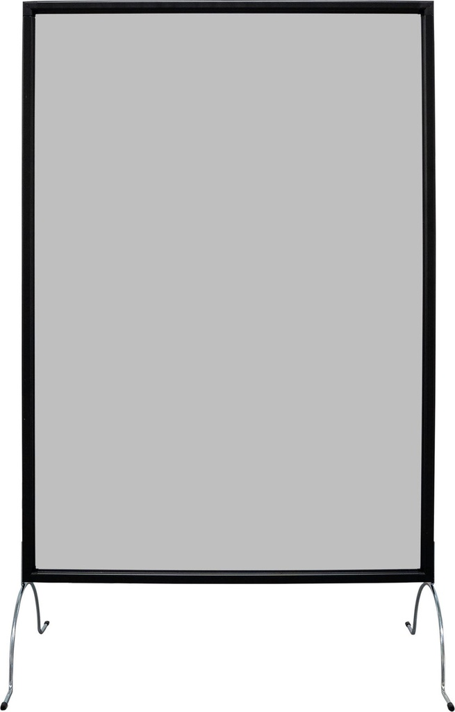 Skärm enkel båge fot 50x70grå