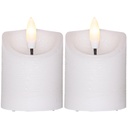 Blockljus LED Flamme 2-pack