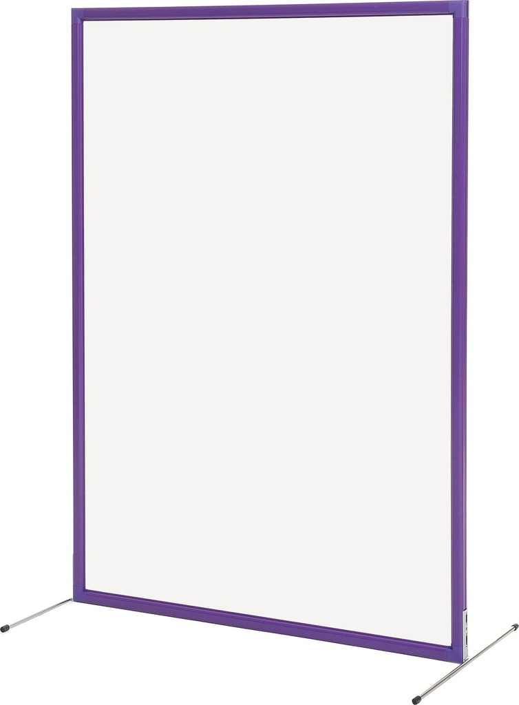 Skärm platt fot 70x100 grå