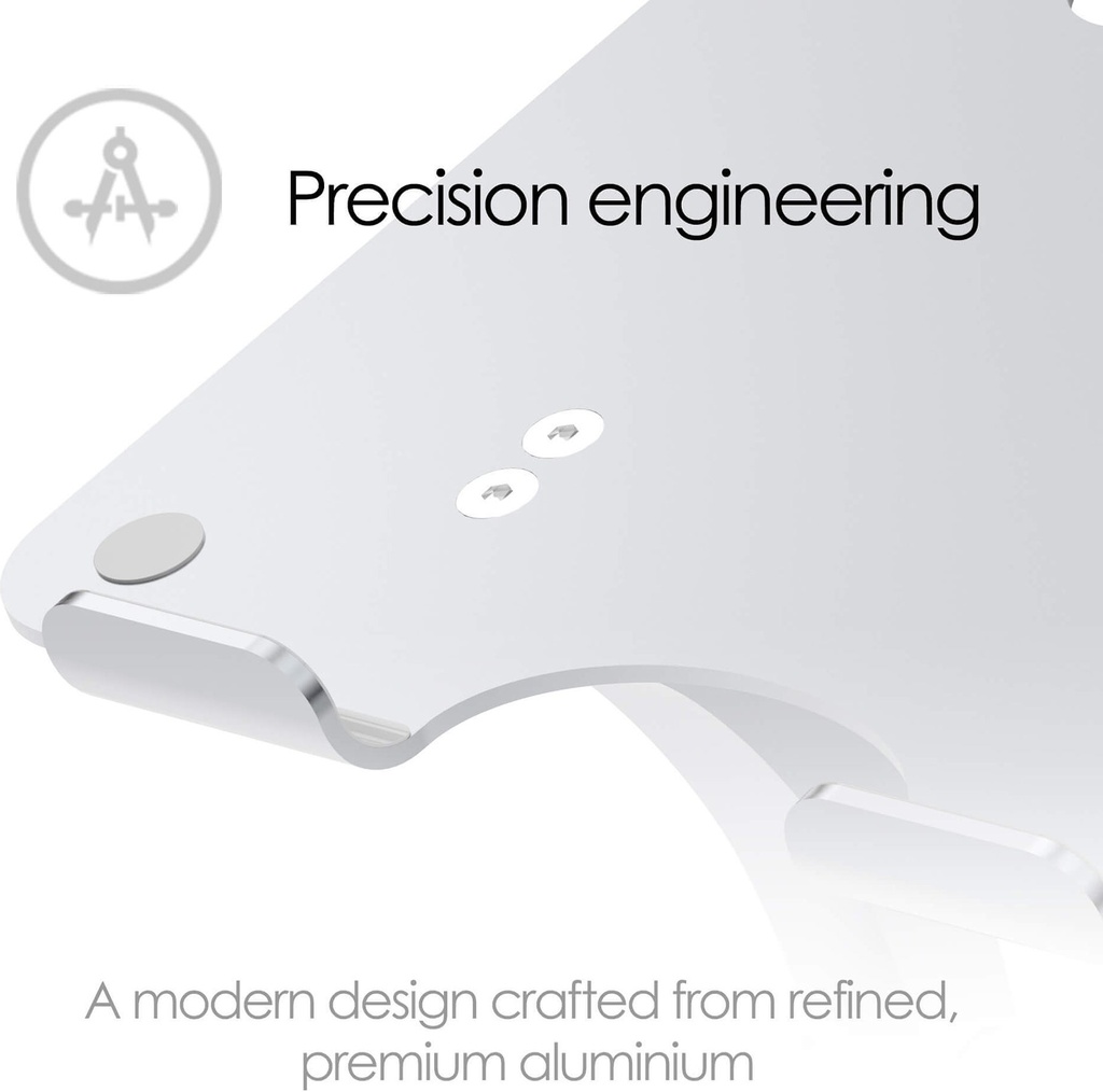 Laptopställ DESIRE2 Riser Silver