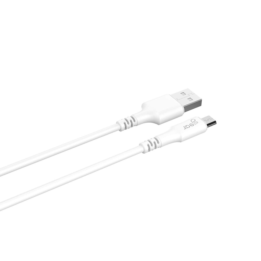 Laddkabel MicroUSB till USB-A 2 m vit
