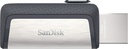 USB C-A minn SanDisk 3.1 128GB Svart/Silver