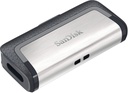 USB C-A minn SanDisk 3.1 128GB Svart/Silver