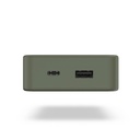 Powerbank 20000mAh USB-C+A Grön