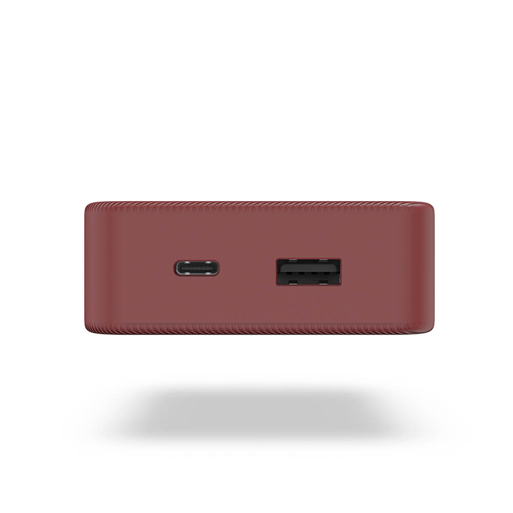 Powerbank 20000mAh USB-C+A Röd