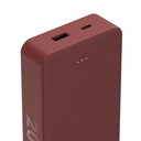 Powerbank 20000mAh USB-C+A Röd