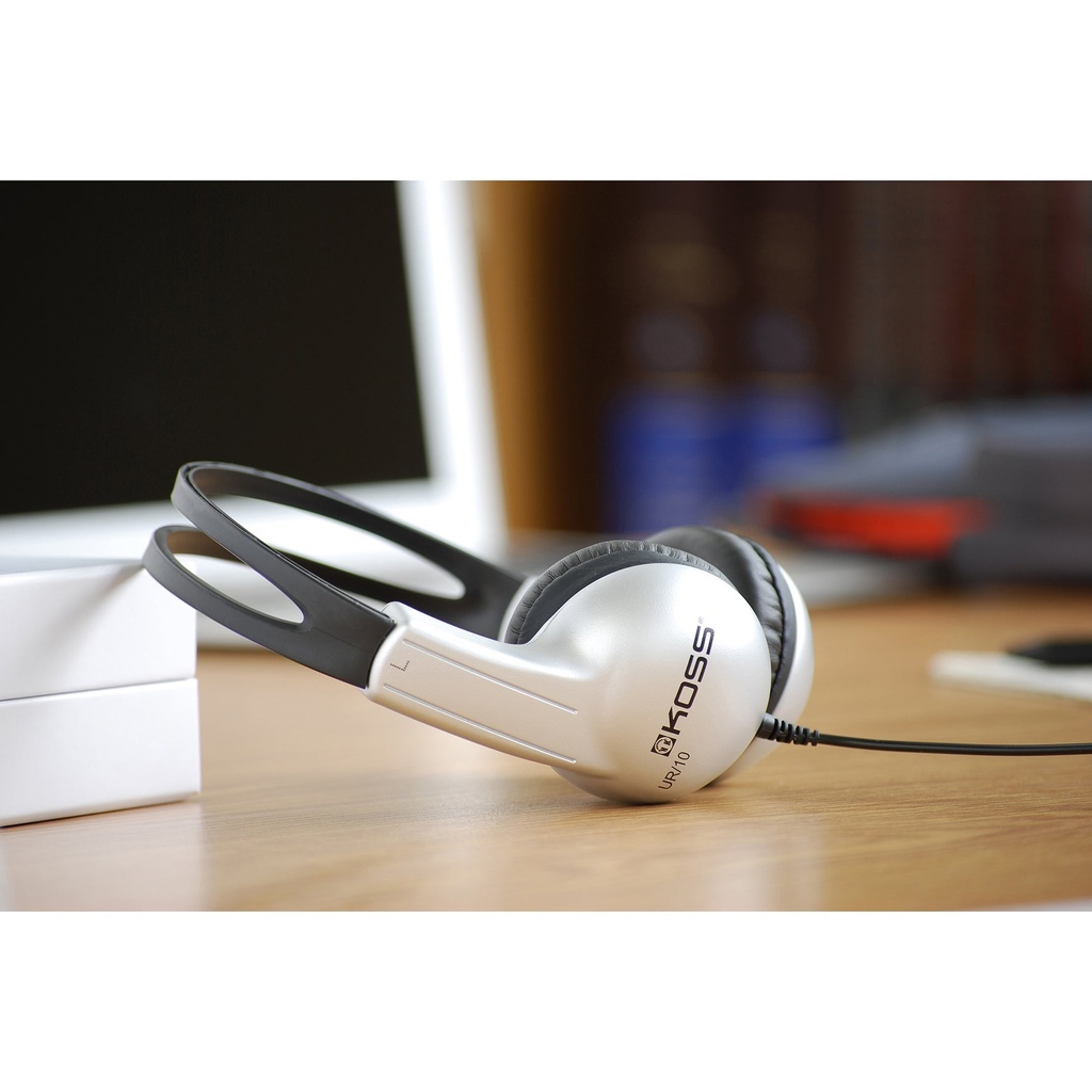 Hörlurar KOSS On-Ear UR10 Silver