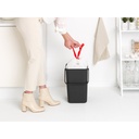 Avfallshink Sort&Go Grå 25 l