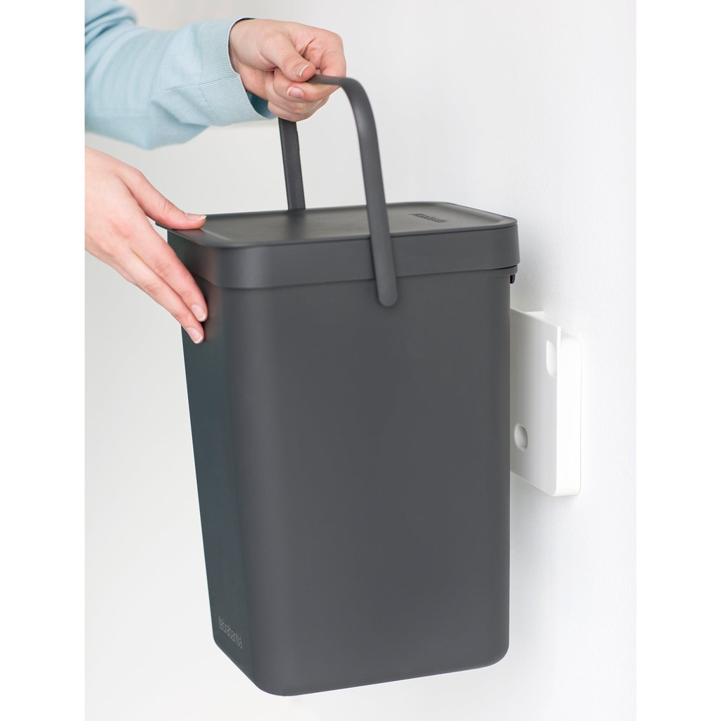 Avfallshink Sort&Go Grå 12 l
