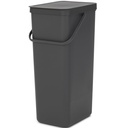 Avfallshink Sort&Go Grå 40 l