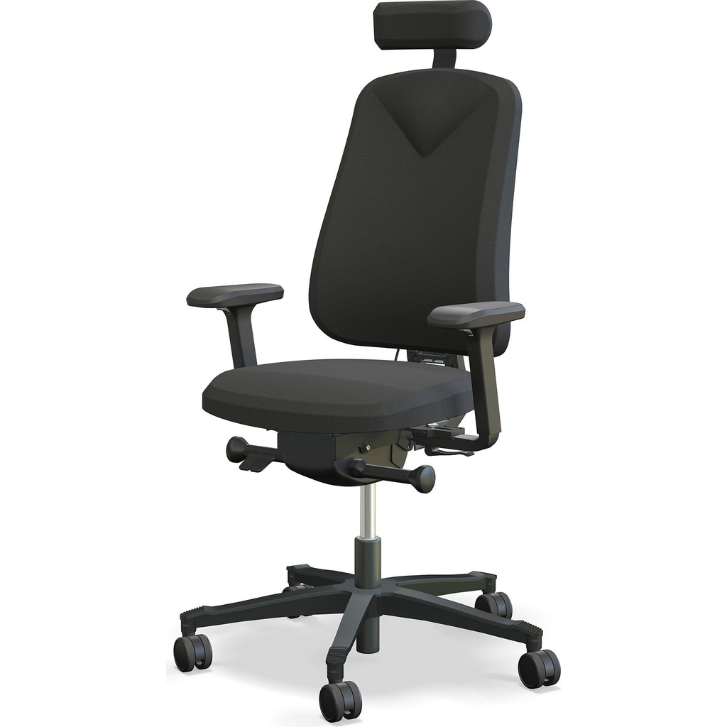 Kontorsstol Höganäs 280 arm/nack svart
