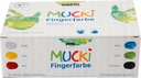 Fingerfärg mixade  6 x 150 ml