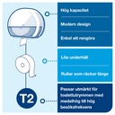 Dispenser Toalettpapper Mini Jumbo Tork T2  vit