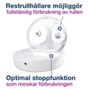 Dispenser Toalettpapper Mini Jumbo Tork T2  svart
