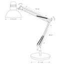 Skrivbordslampa Architect vit