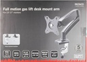 Bildskärmsarm Deltaco ARM-534 Svart