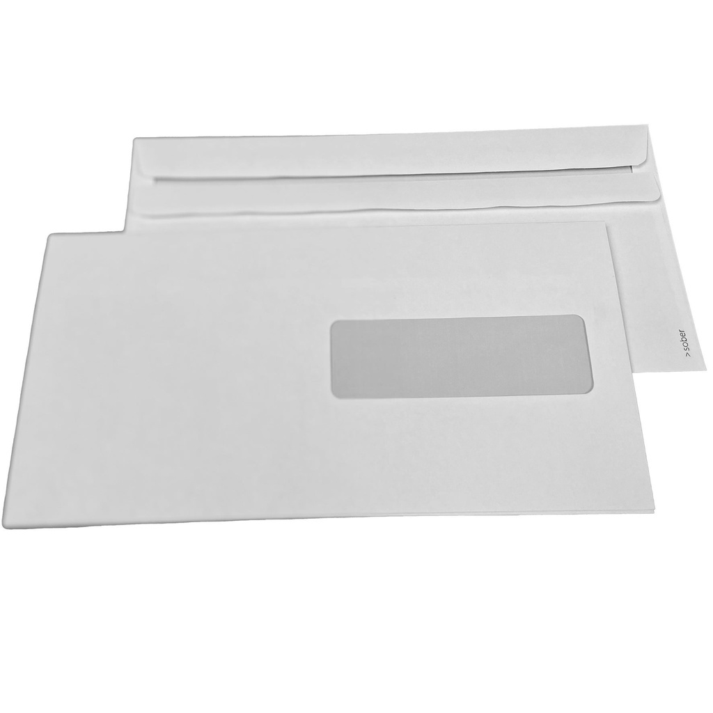 Kuvert E65 H2 vita sh 500 st/krt