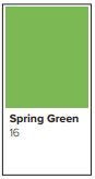 Färgat kopieringspapper Rey Adagio A4 80g 500/fp Spring Green