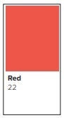 Färgat kopieringspapper Rey Adagio A4 80g 500/fp Red