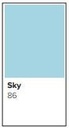 Färgat kopieringspapper Rey Adagio A4 80g 500/fp Sky