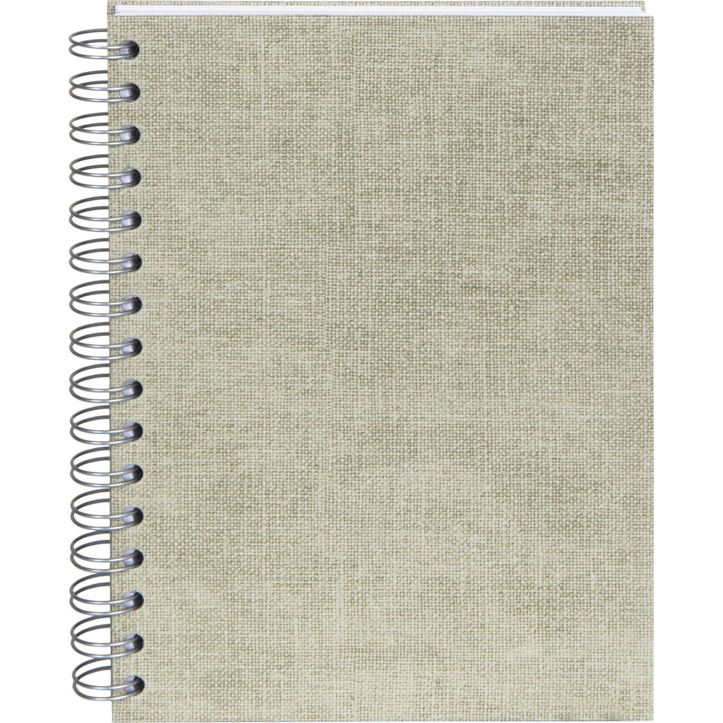 Anteckningsbok Bigso A5 linjerad canvas linen