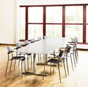 Konferensbord 560 x 120 x 80 cm vit Lanab