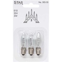 Reservlampa 3-pack E10 Sparebulb